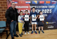 PRIJEDORSKI STONOTENISERI LAZAREVIĆ I BRKIĆ UZELI DRUGO I TREĆI MJESTO U SARAJEVU