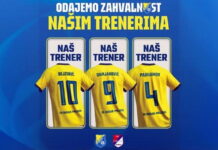 POČAST TRENERIMA, PODRŠKA RUDAR-PRIJEDORU