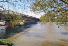 Vodostaj Sane u blagom opadanju, metar ispod kote redovne odbrane od poplava