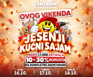 Centrum jesenji kućni sajam 2026