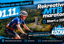 ŠUMAMA KOZARE NA DVA TOČKA: REKREATIVNI MTB MARATON ZA KRAJ SEZONE