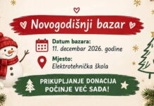 U PRIPREMI NOVOGODIŠNJI BAZAR U ELEKTROTEHNIČKOJ ŠKOLI
